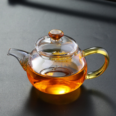 ရောင်စုံ Glazed Kung Fu Glass Teapot