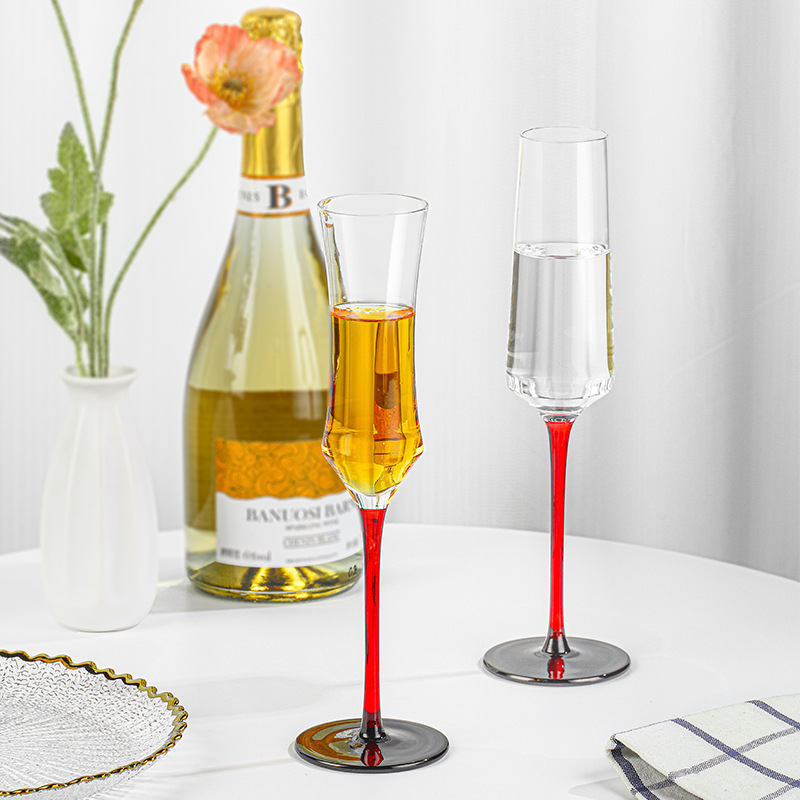 Slim Waist Glass Champagne Flute